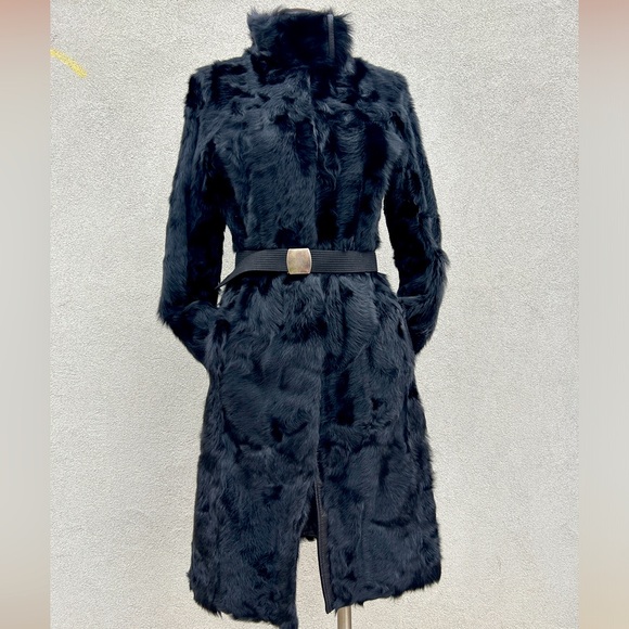 Y2K fitted genuine fur coat from Joseph made in France - Picture 1 of 10